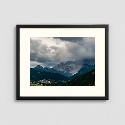 Cloudy Mountains - Framed Photo (50x40cm)